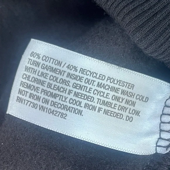 A New Day Long Sleeve Embellished Sweatshirt Womens Large Black Relaxed Fit NWT - Picture 5 of 10